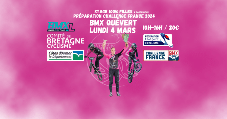 Stage BMX 100% féminin ! – Préparation Challenge France 2024