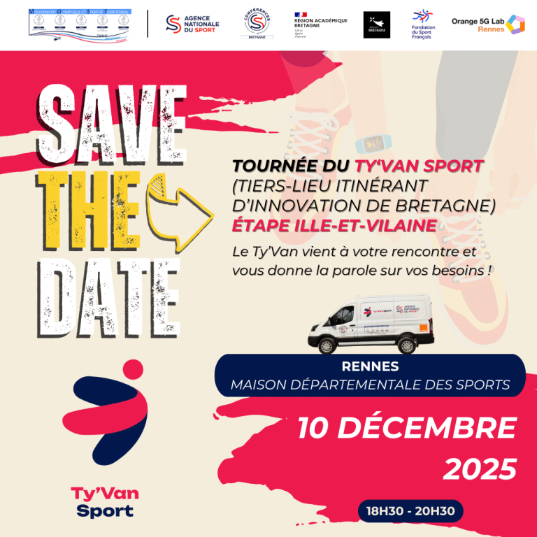 Tournée des territoires – Tiers-lieu itinérant “Ty’Van Sport” | Rennes – 10 déc. 2025