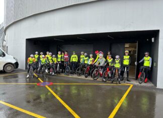 Rencontre entre le Pôle Espoir et la section vélo du Lycée Colbert