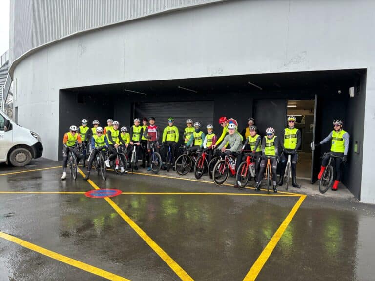 Rencontre entre le Pôle Espoir et la section vélo du Lycée Colbert