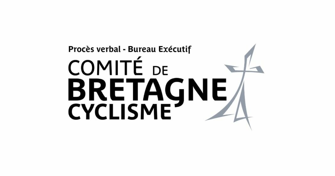 Comité de Bretagne de Cyclisme (fond blanc) - Bureau Exécutif