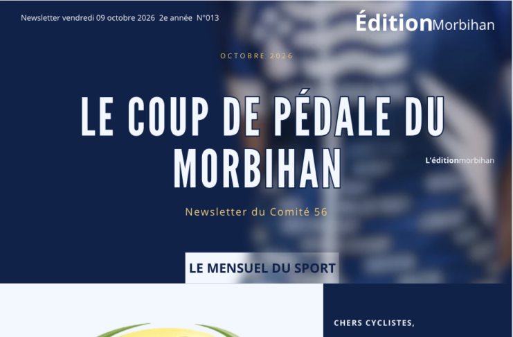 Newsletter d’octobre du Comité du Morbihan