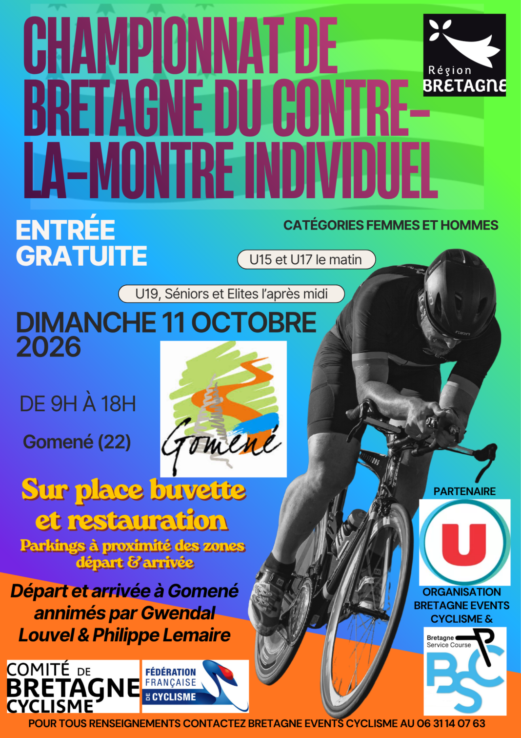 Championnat de BRETAGNE cu Contre-la-Montre individuel