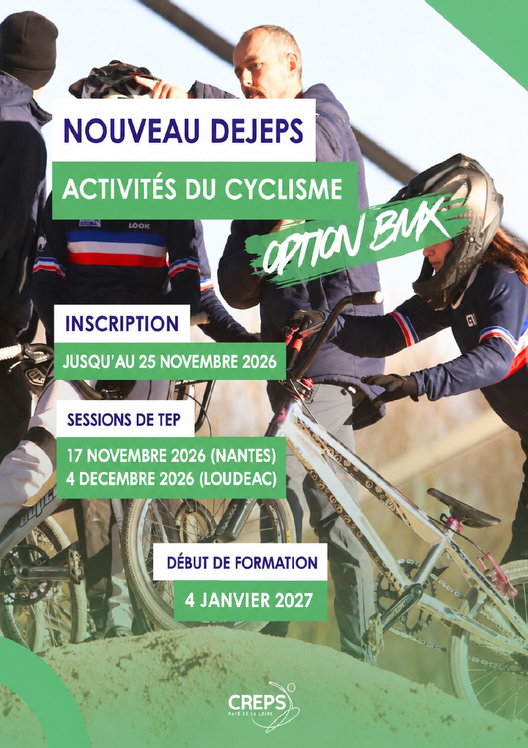 Une deuxième date de TEP pour le DEJEPS BMX !